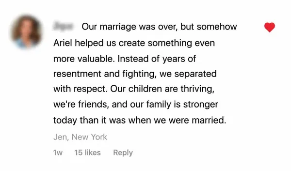 Testimonial from Jen, New York